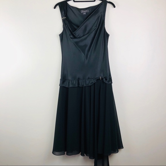 Liz Claiborne’s Black Evening Dress size 10 - Picture 1 of 8